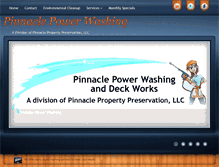 Tablet Screenshot of powerwashingcoloradosprings.com